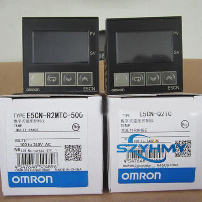 Omron E5CN-R2MTC-500 Dual Temperature Controller AC 100-240V - OMRON