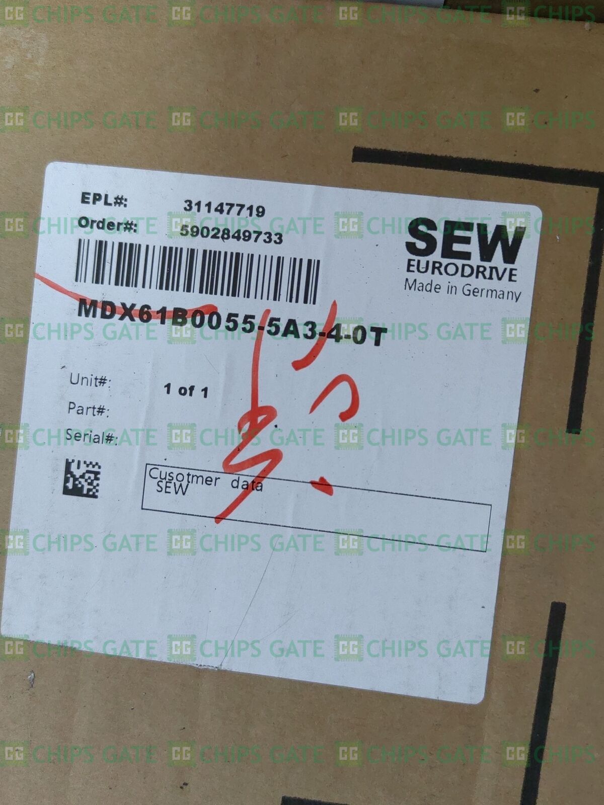 1PC NEU SEW Inverter MDX61B0055-5A3-4-0T - High Performance - NEU SEW