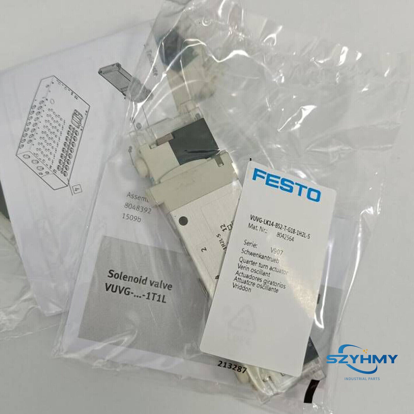 Festo VUVG-LK14-B52-T-G18-1H2L-S Solenoid Valve - 8042564 - FESTO