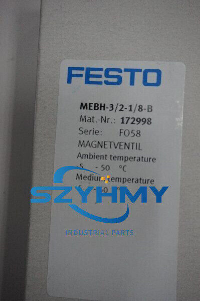 FESTO MEBH-3/2-1/8-B Solenoid Valve - New Model 172998 - FESTO
