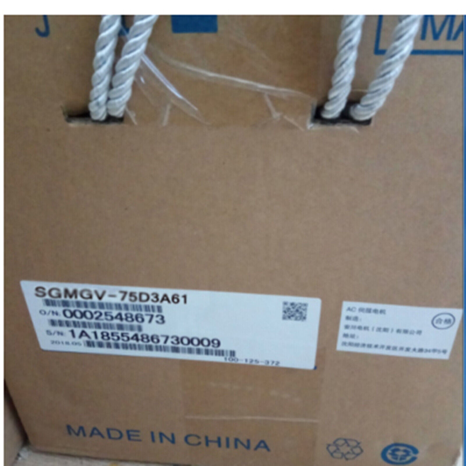 Yaskawa SGMGV-75D3A61 Servo Motor for Precision Control - YASKAWA