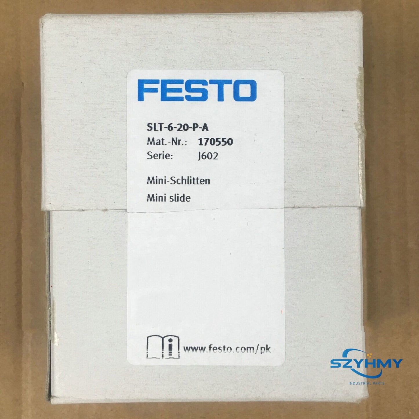 FESTO SLT-6-20-P-A Slide Cylinder - 1PC New 170550 - FESTO