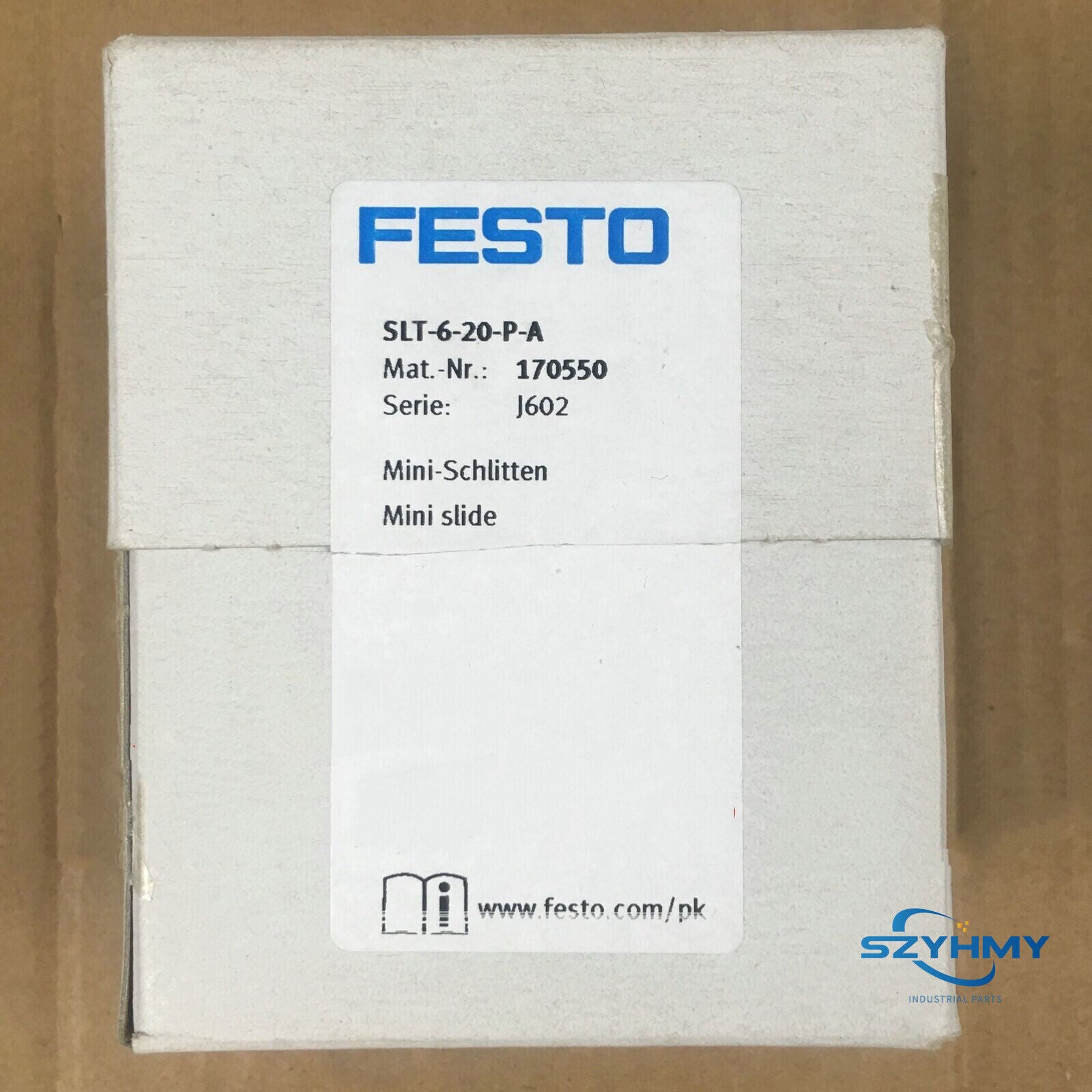 FESTO SLT-6-20-P-A Slide Cylinder - 1PC New 170550 - FESTO