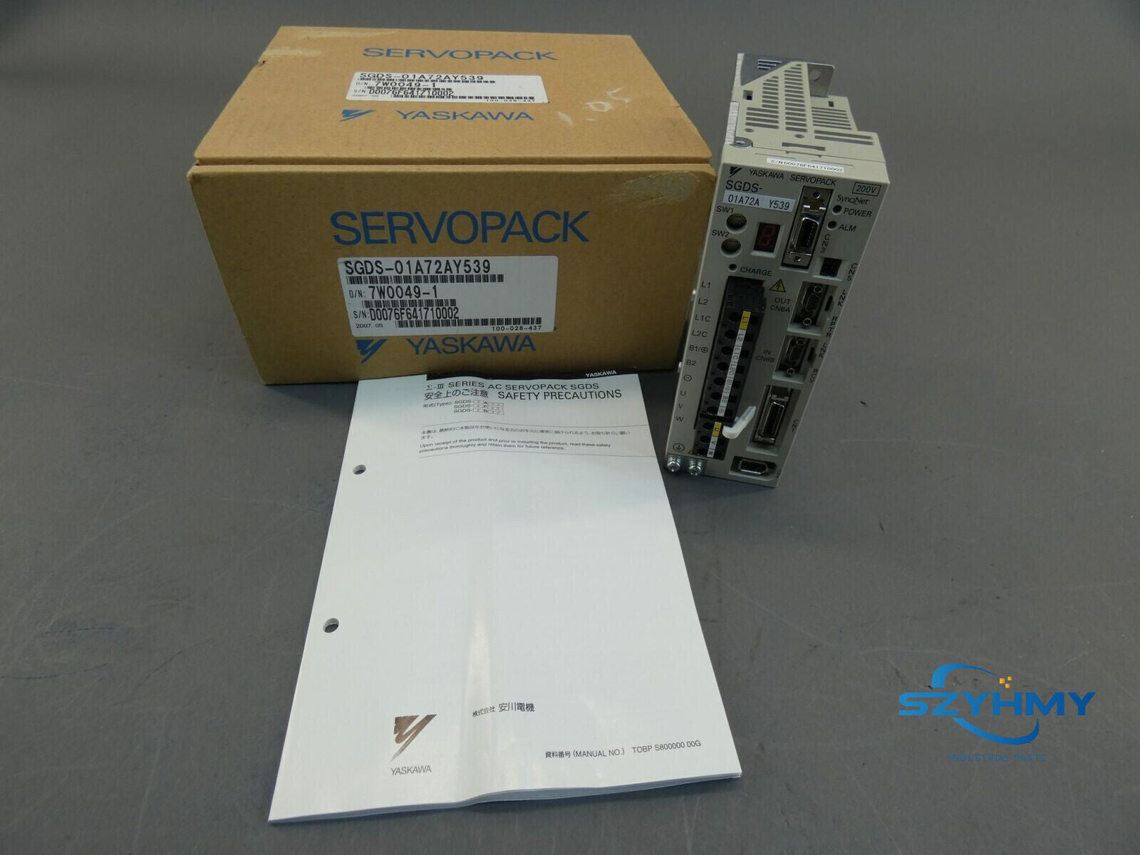 Yaskawa SGDS-01A72A Servo Drive - Reliable Motion Control - YASKAWA