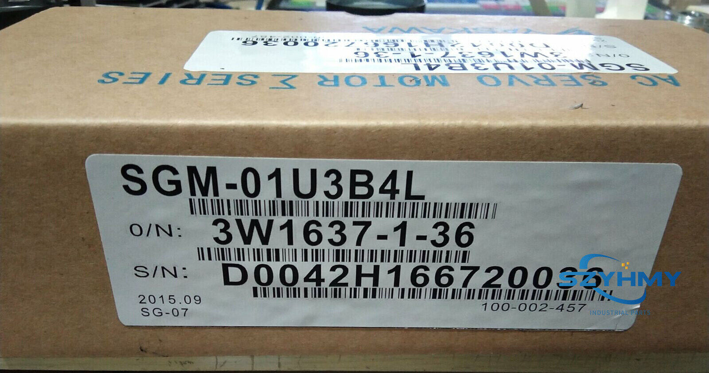 YASKAWA SGM-01U3B4L AC Servo Motor - High Performance and Reliability - YASKAWA