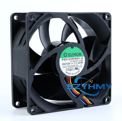SUNON PSD1209PMB1-A 9CM DC 12V Chassis Bearing Fan - 11.32W - SUNON