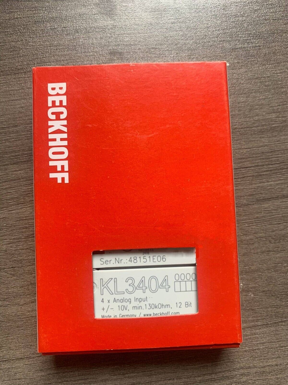 KL3404 Analog Input Module for New Packing Systems - PLC-INDUSTRY