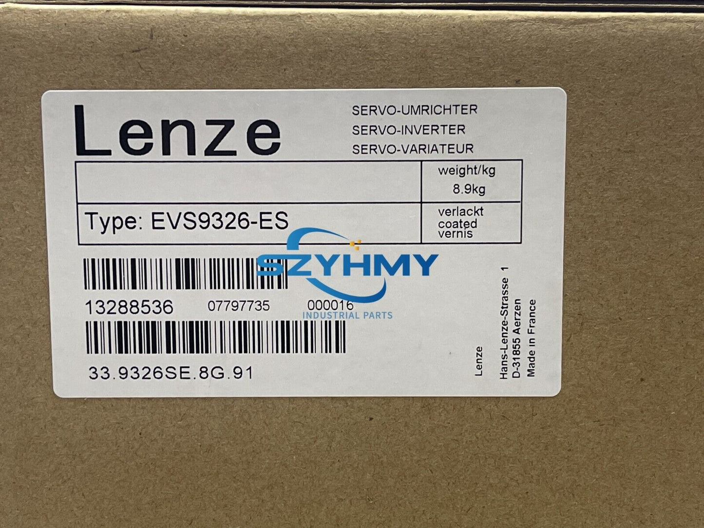 Lenze EVS9326-ES Inverter New In Box - High Performance Drive - LENZE