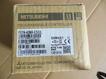 Mitsubishi FX1N-40MR-ES/UL PLC - 1PC New in Box - MITSUBISHI
