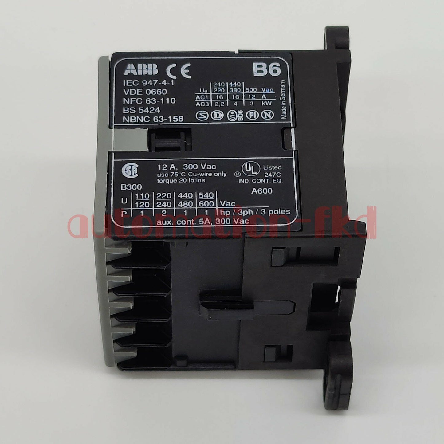 ABB B6-30-10 Contactor 220V - Model B63010 for Reliable Performance - ABB