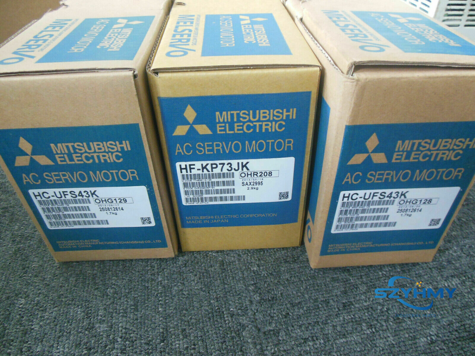 Mitsubishi HF-KP73JK Servo Motor - New and In Box - MITSUBISHI