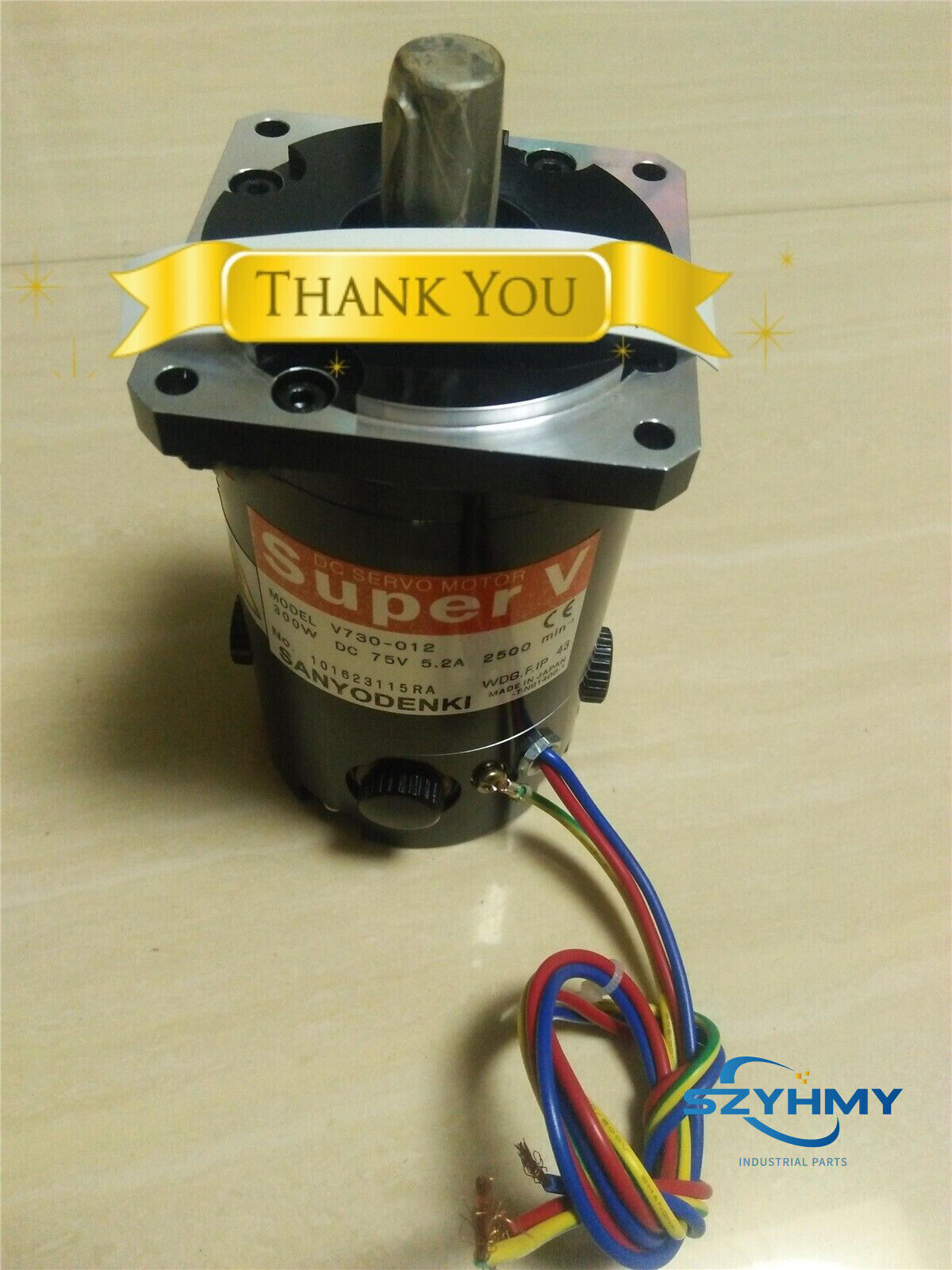SANYO V730-012 DENKI Servo Motor New in Box - SANYO