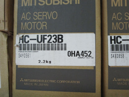 Mitsubishi HC-UF23B Servo Motor - New in Box - MITSUBISHI HEAVY INDUSTRIES