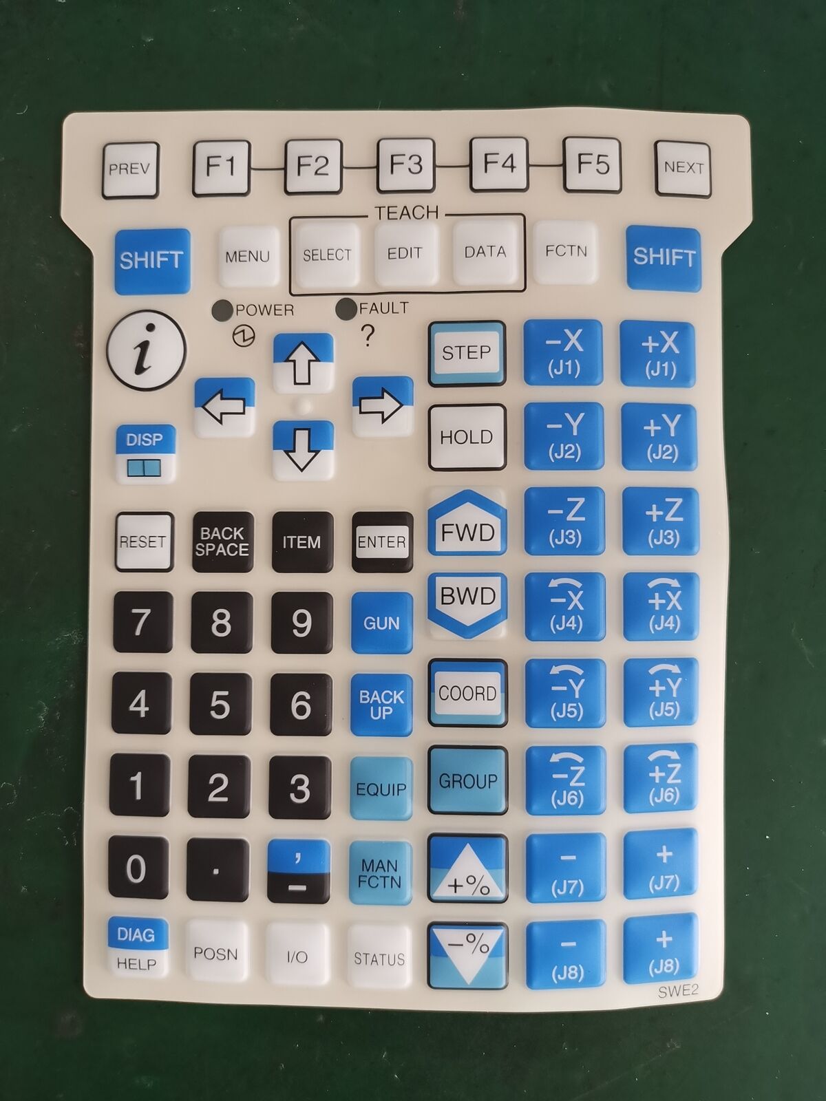 SWE2 Membrane Keypad for FANUC Teach Pendant Keyboard - OMRON