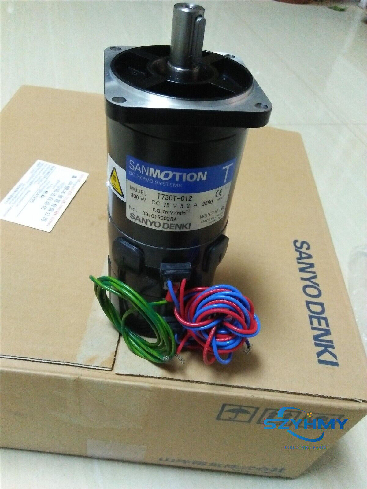SANYO T730T-012 Servo Motor New In Box - SANYO