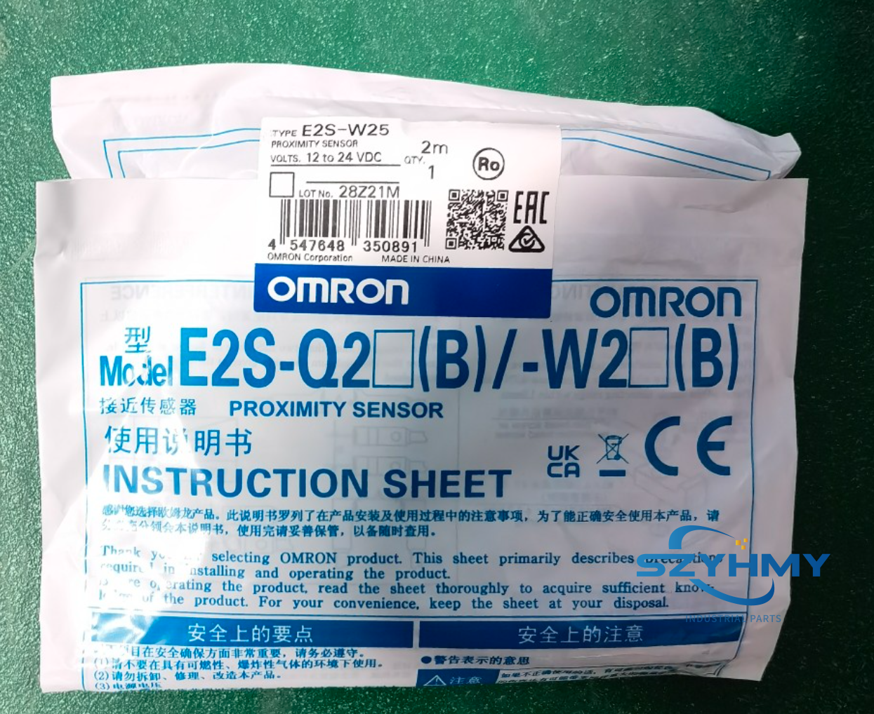 Omron E2S-W25 Proximity Switch - Reliable Sensing Solution - OMRON
