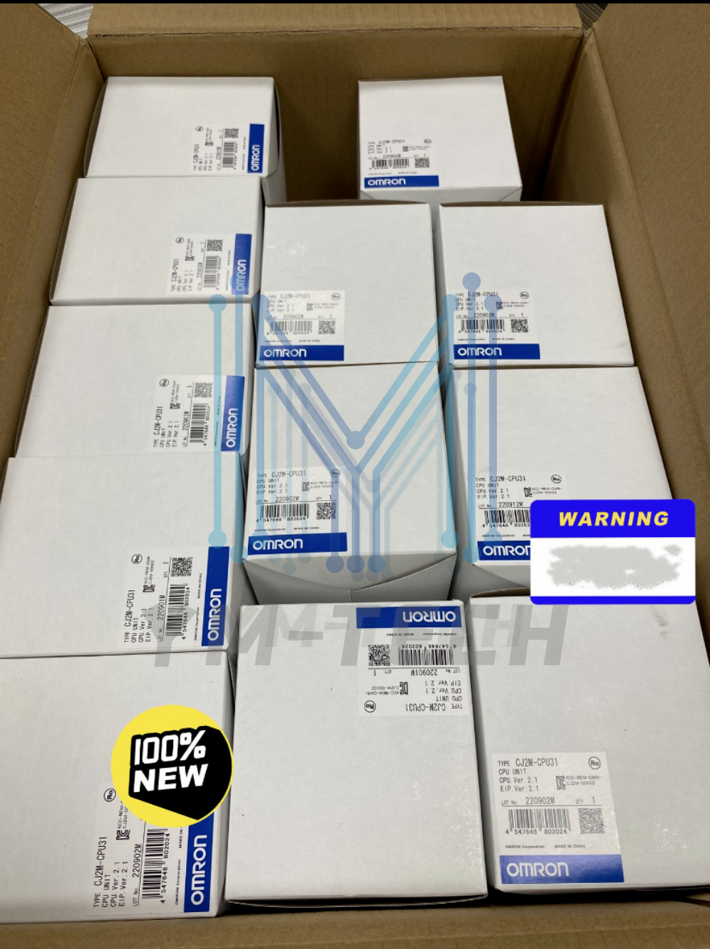 OMRON CJ2M-CPU31 PLC Module - High-Performance CPU Unit - OMRON