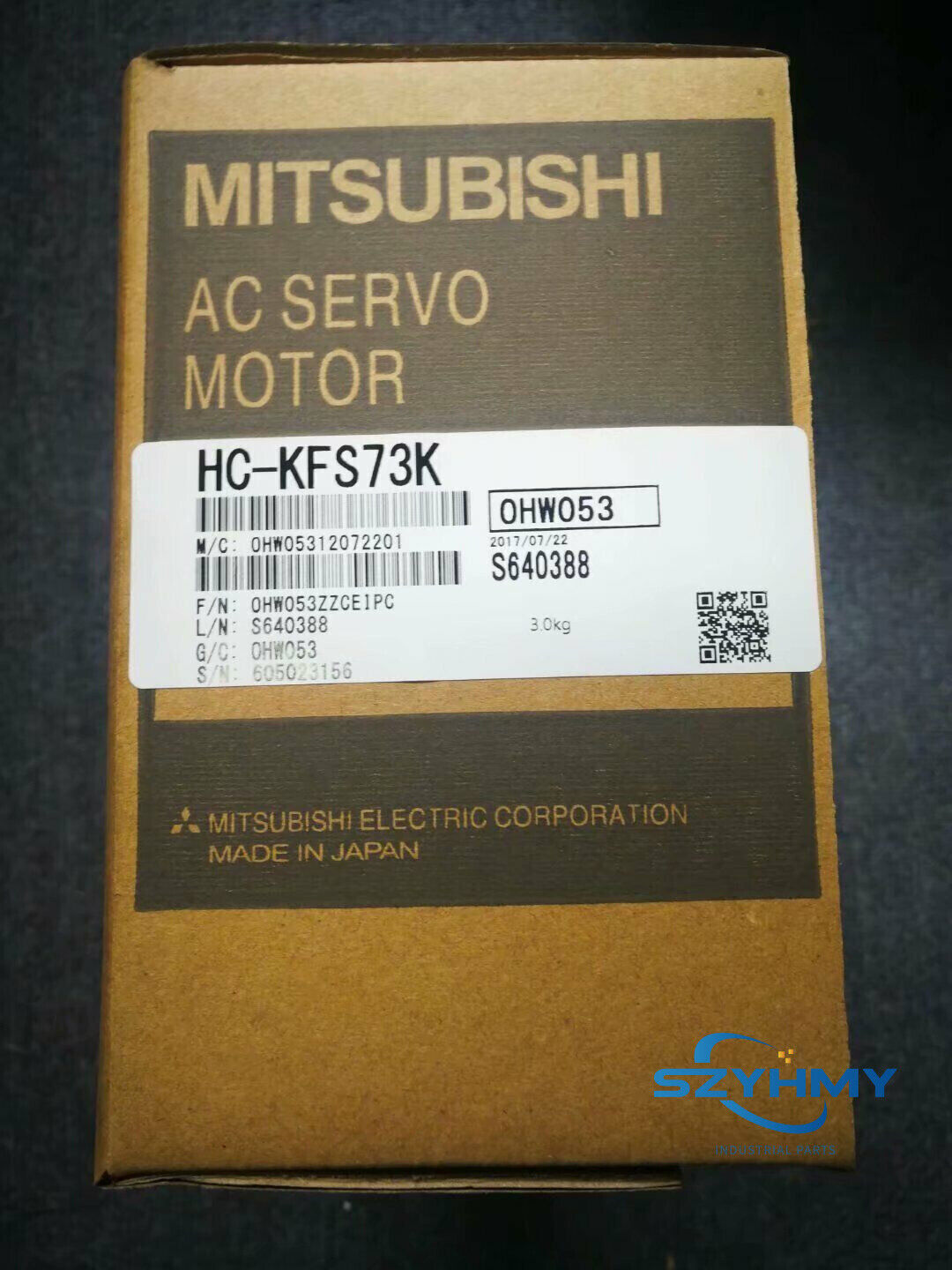 MITSUBISHI HC-KFS73K Servo Motor - Brand New in Box - MITSUBISHI