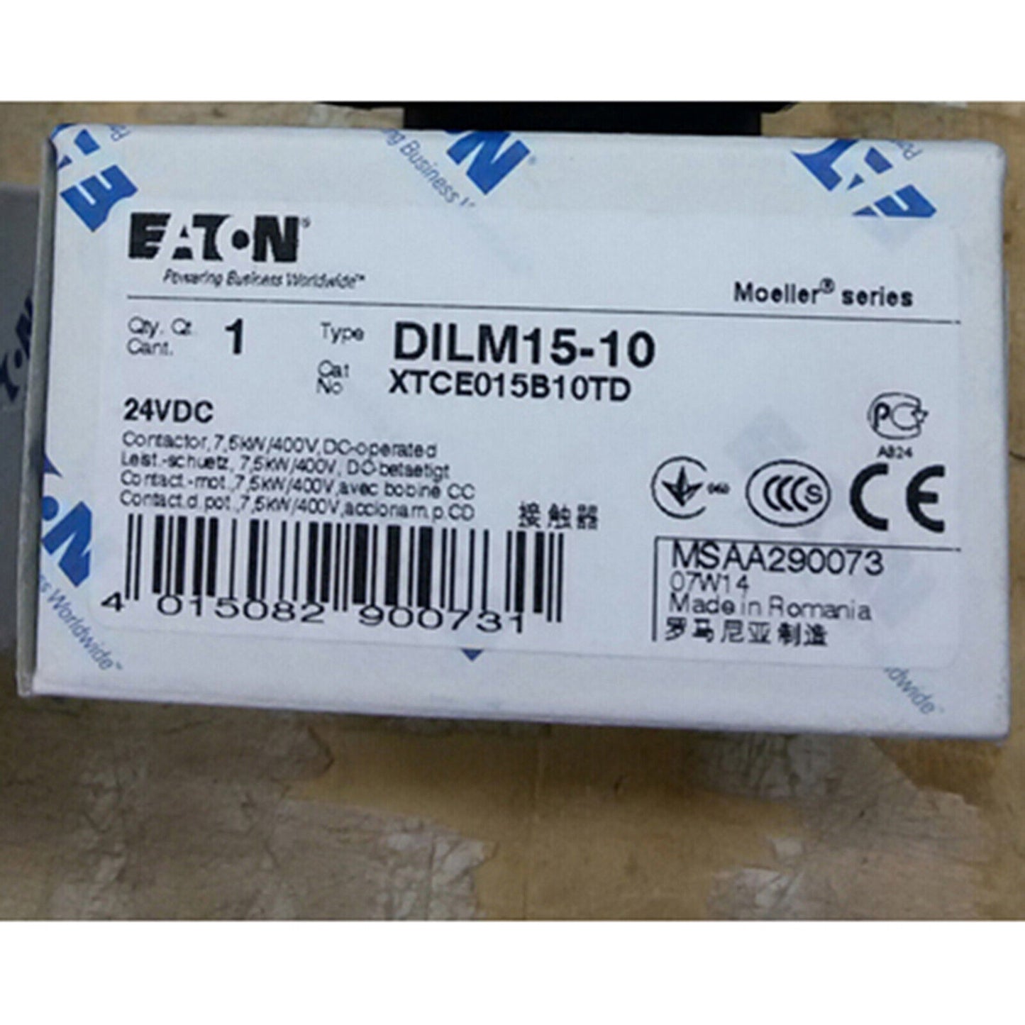 Eaton Moeller DILM15-10 AC Contactor - Available Now at Great Prices - EATON MOELLER
