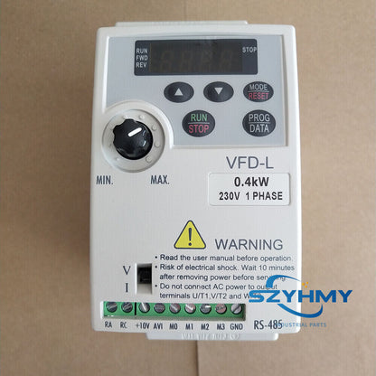 Delta VFD004L21A 0.4kW 220V Frequency Converter Inverter - DELTA