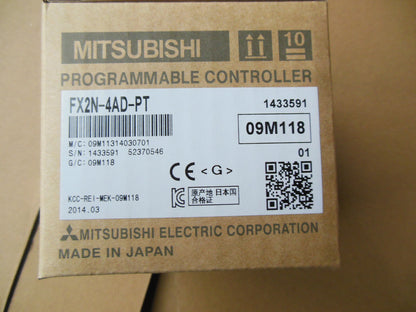 Mitsubishi FX2N-4AD-PT PLC - 1PC New in Box Fast Delivery - MITSUBISHI