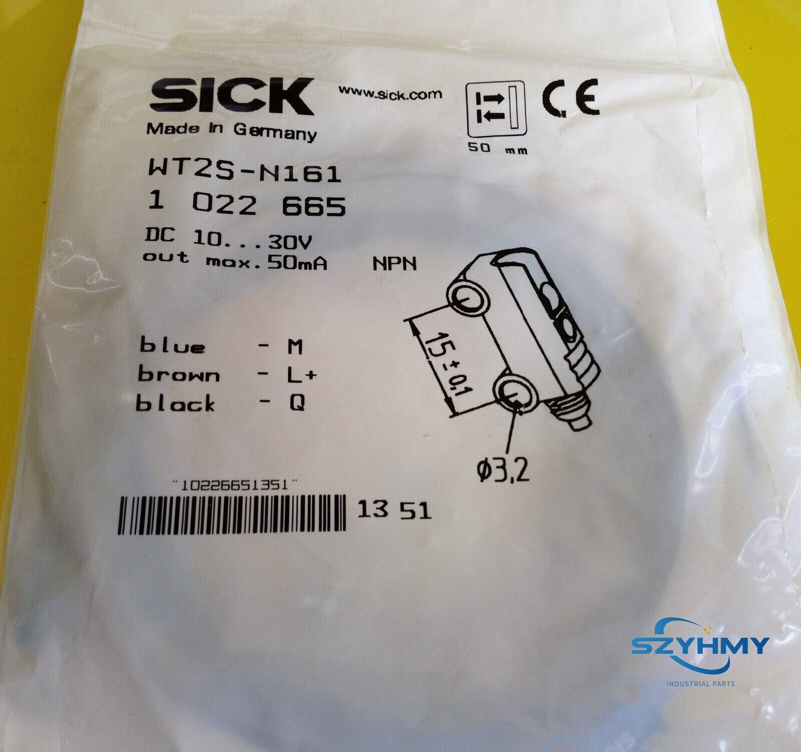 1pc New Sick WT2S-N161 Photoelectric Switch Sensor - SICK