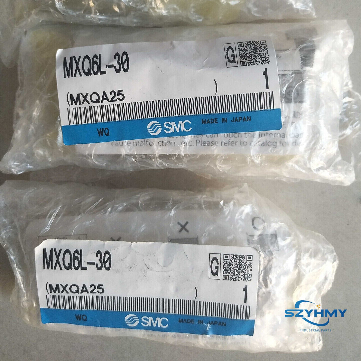 SMC MXQ6L-30 Pneumatic Finger Gripper - 1PC New Model - SMC