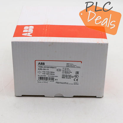 ABB A50-30-11 Contactor 110-115V 50Hz / 115-120V 60Hz - ABB