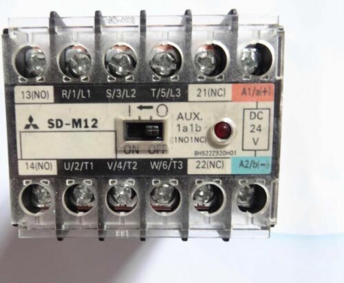 Mitsubishi SD-M12 DC24V Contact Contactor New - MITSUBISHI