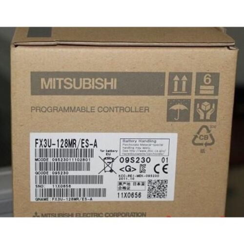 Mitsubishi FX3U-128MR/ES-A PLC Module - New 1PC - MITSUBISHI