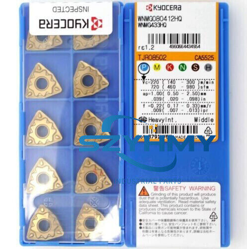 10PCS Kyocera WNMG080412HQ CA5525 CNC Turning Blade Set - KYOCERA