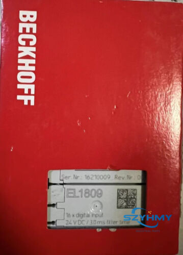 Beckhoff EL1809 PLC Module New In Box - BECKHOFF