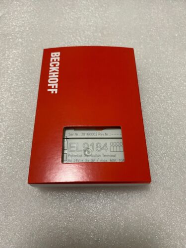 Beckhoff EL9184 PLC Module - New In Box - High Performance Control - BECKHOFF