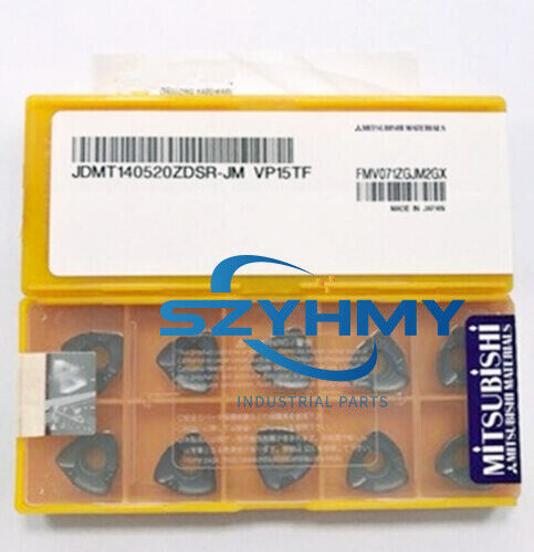 10PCS Mitsubishi JDMT140520ZDSR-JM VP15TF Carbide Inserts - New - MITSUBISHI