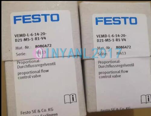 FESTO Solenoid Valve VEMD-L-6-14-20-D21-M5-1-R1-V4 8086472 - FESTO