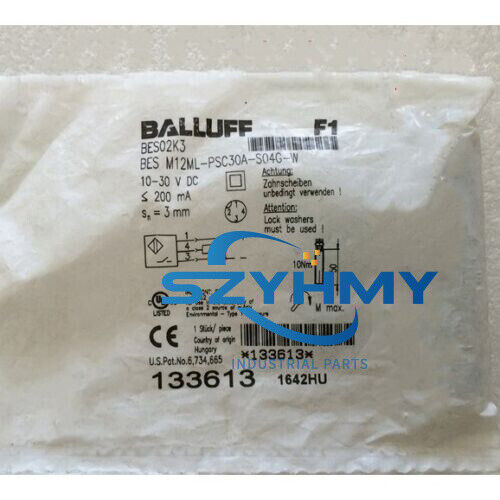 Balluff BES M12ML-PSC30A-S04G-W Proximity Switch, 1pc New - BALLUFF
