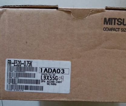 Mitsubishi FR-E520-0.75K Inverter - New in Box - High Performance - MITSUBISHI