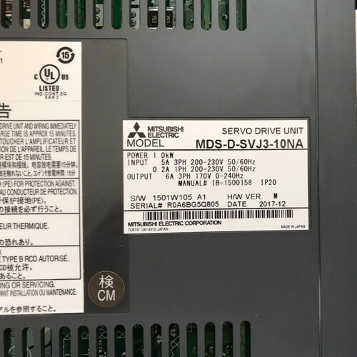 Mitsubishi MDS-D-SVJ3-10NA Servo Drive - New 1PC - MITSUBISHI