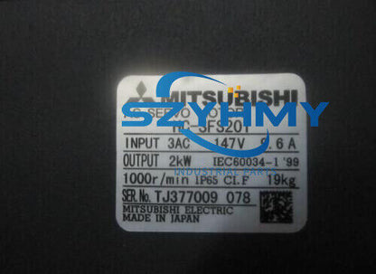 MITSUBISHI HC-SFS201 Servo Motor - New In Box - MITSUBISHI