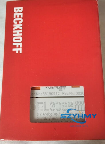 Beckhoff EL3068 PLC Module New in Box - BECKHOFF
