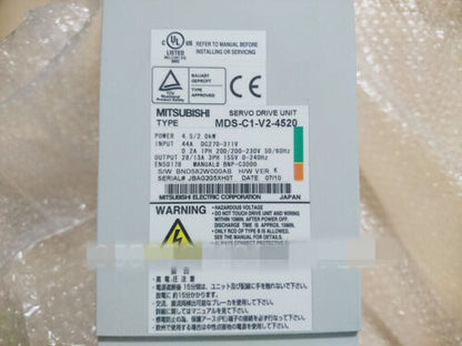 Mitsubishi MDS-C1-V2-4520 Servo Drive Unit - New Model - MITSUBISHI