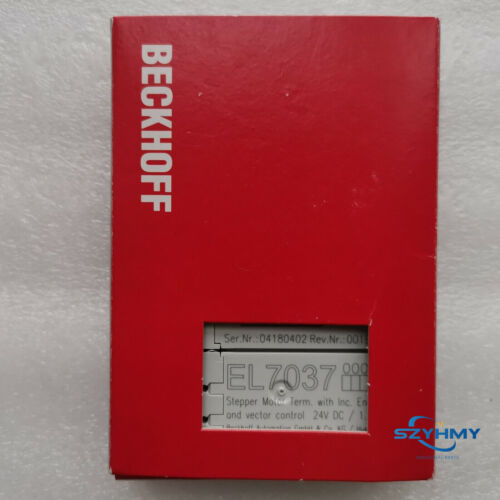 Beckhoff EL7037 PLC Module New In Box - BECKHOFF