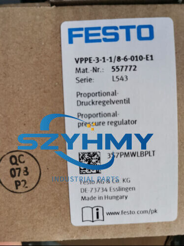 FESTO VPPE-3-1-1/8-6-010-E1 Proportional Valve - 1PC - FESTO