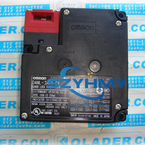 Omron D4NL-2AFA-B4 Safety Door Switch - 1pc in Box - OMRON