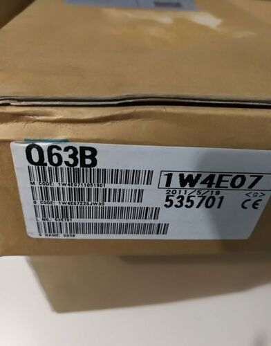 Mitsubishi Q63B PLC - New In Box, Single Unit Availability - MITSUBISHI