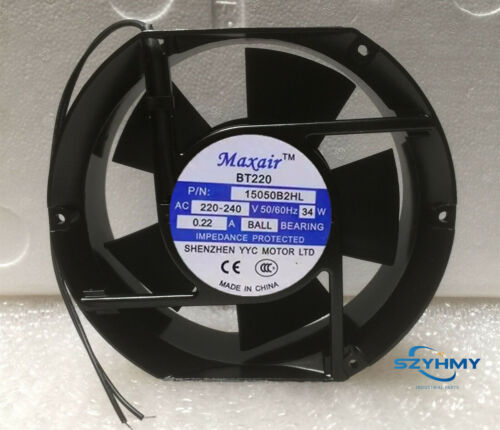 Maxair BT 15050B2HL AC Cooling Fan 220V 50/60HZ Aluminum - MAXAIR