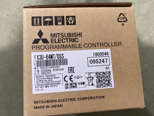 Mitsubishi FX3U-64MT/DSS Controller - New in Box - MITSUBISHI