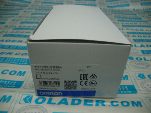 Omron E3S-GS3B4 Photoelectric Switch - 1pc New in Box - OMRON