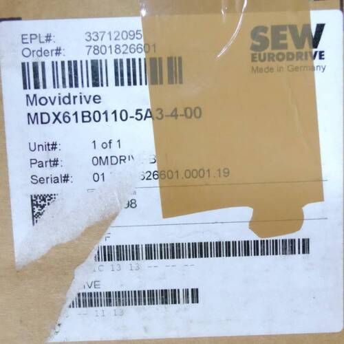 MDX61B0110 Inverter - New 1PC SEW MDX61B01105A3400 - SEW