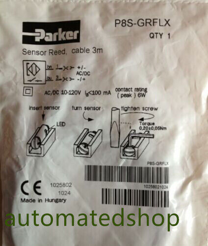 1pc Parker P8S-GRFLX Sensor Solenoid Valve - PARKER